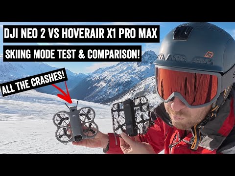 DJI NEO 2 vs HoverAir X1 Pro Max: Skiing Mode Test & Comparison!
