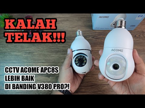 THIS IS THE DIFFERENCE! Proof that the ACOME APC8S 4MP CCTV is Better than the V380 PRO Light Bulb