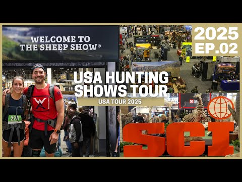 INSIDE the BIGGEST Hunting Shows in the USA 🇺🇸 | VLOG EP.02 | Sheep Show, Shot Show & SCI Tour
