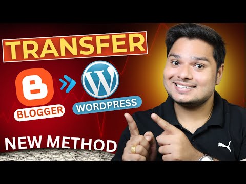 How To Transfer Your Blogger Blog To Wordpress #blogger #wordpress #hostinger