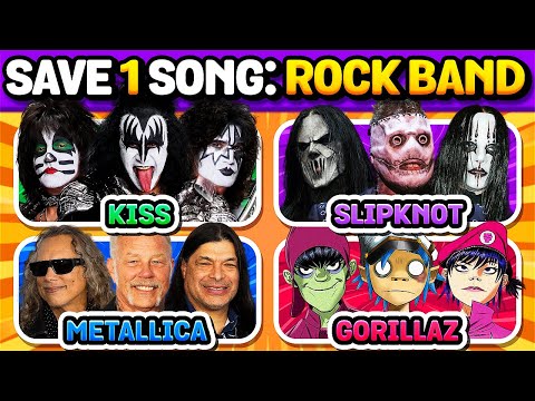 Save ONE Song 🎸🔥 Per Epic Rock Bands (Punk, Alternative, Hard) | Music Quiz Challenge
