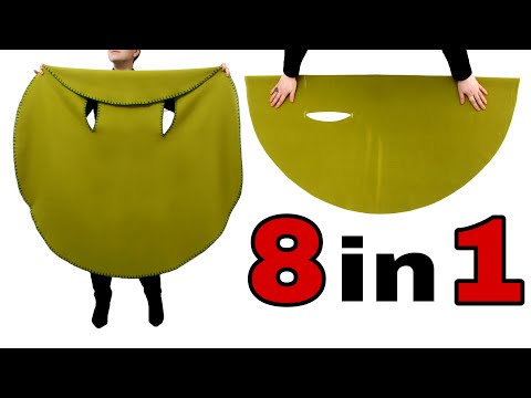 Cut in 5 Minutes! No Sewing!✅ Wear in 8 Different Styles! Easy DIY VEST