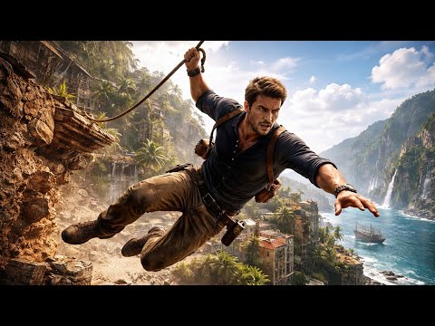 Uncharted 4 - Extreme Parkour Mission || Nathan Drake gameplay #gaming #games