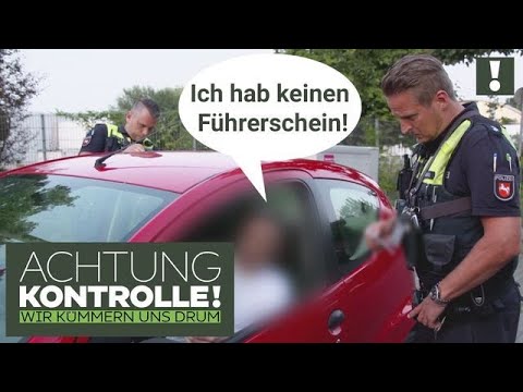 "Wir machen's kurz, ich hab keinen Führerschein!" 🤷 Fahrer auch noch bekifft? | Achtung Kontrolle