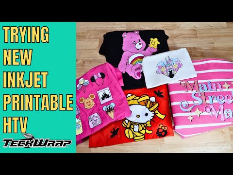 how to use Printable HTV for darks from Teckwrap