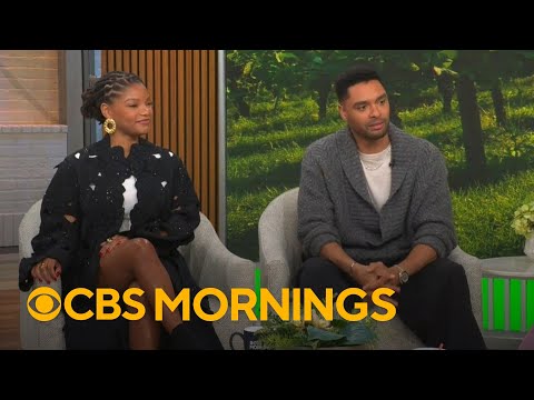 Halle Bailey and Regé-Jean Page talk new film "You, Me & Tuscany" and growth from past roles