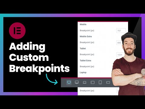 Adding Custom Elementor Breakpoints (Fixing the Elementor responsive problem)
