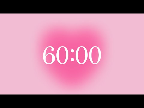 Pink Aura Aesthetic for Studying 🌸 | 1 Hour Quiet Focus Session