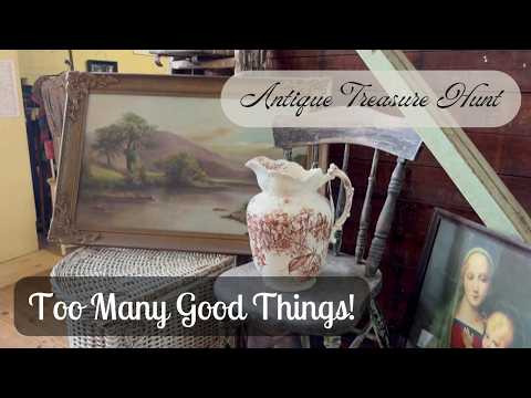 Antique Shopping With Me | Blue & White Finds, Farmhouse Finds & Vintage Decor