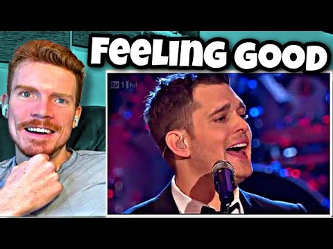 FIRST TIME HEARING Michael Bublé - Feeling Good [Official Music Video]
