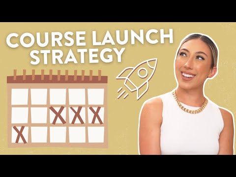 STEP BY STEP 6-WEEK COURSE LAUNCH PLAN | Successful Online Course Launch Strategy
