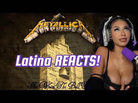 METALLICA | Latina REACTS! Lets head bang | from whom the bell tolls