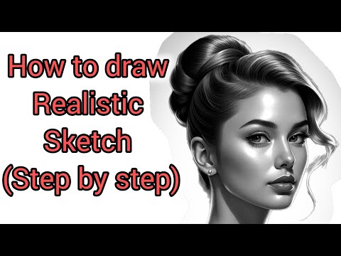Full Portrait Drawing Tutorial | Step-by-Step Realistic Sketch #drawingtutorial #drawing #artwork