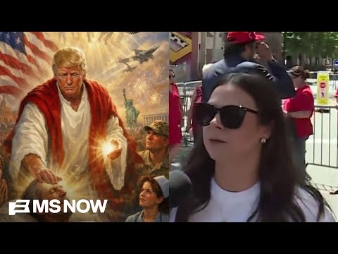 'It offended me': Trump supporters react to AI Jesus post