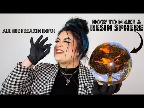 How To Make a Resin Sphere! | Putting a Full Rose in a Sphere