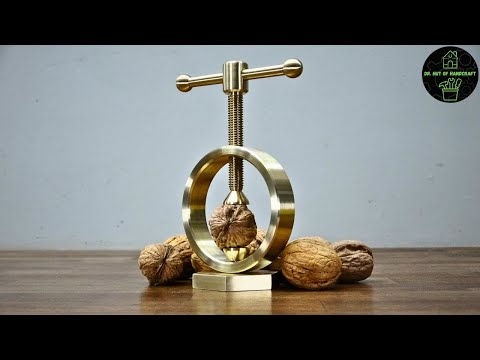 I made a massive brass nutcracker! I Dr. Hut of Handcraft