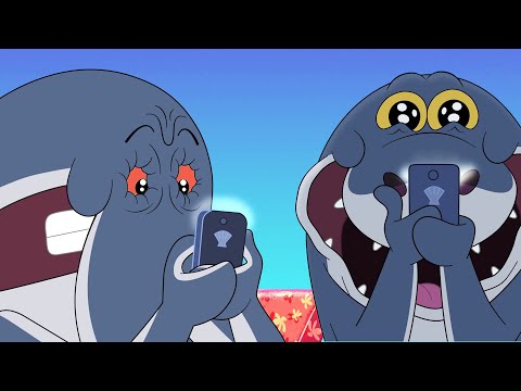ZIG e SHARKO 🌴 Dependentes de Telefone 📱 Zig e Sharko Brasil | Desenho Animado em português