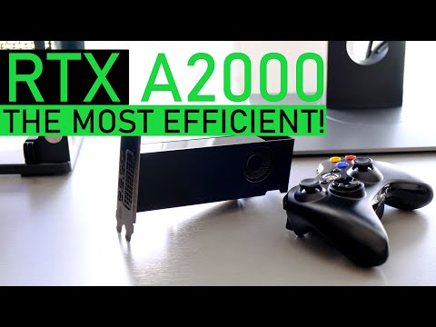 This tiny RTX A2000 packs a punch and defines the word "Efficient"!