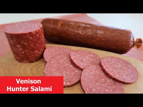 Wild Salami! Hunter Salami From Venison Meat. Recipe Included!