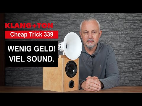 3D-printed horn on a cheap-trick speaker – how does that work?