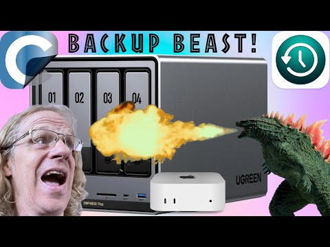 Monster Storage! UGREEN NAS Time Machine & CCC backups Tested!