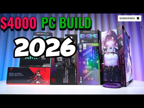 $4000 PC Build ASMR (No Talking) | Ryzen 9 9950X3D | 4K Video