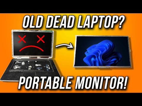 Step by Step Laptop Screen to Portable Monitor for $30
