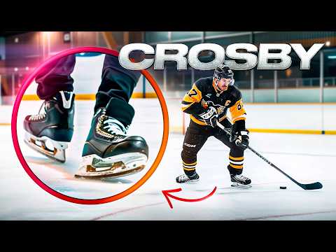 Crosby's skating secret? NHL-like skating agility! A false turn and a false ship.