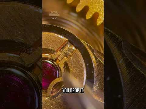 This Weird Brass Spring is What Protects The Balance Staff