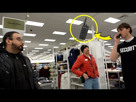 Walkie Talkie Prank At Target! (Cops Called)