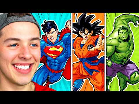 ANIME vs MARVEL vs DC TOURNAMENT OF POWER!