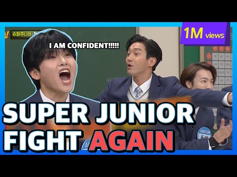 [Knowing Bros] The story of SUPER JUNIOR's fight continues...👊👊