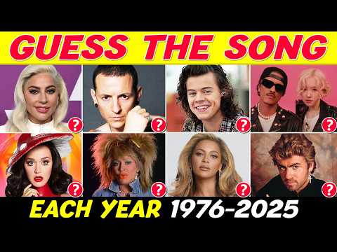 GUESS THE SONG 🎶 One Song Per Year 1976 – 2025 | Music Quiz