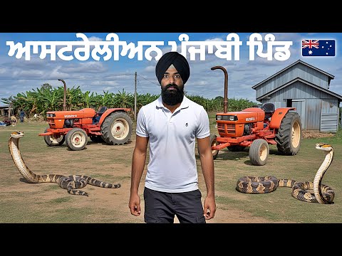 ਆਸਟ੍ਰੇਲੀਅਨ ਪੰਜਾਬੀ ਪਿੰਡ 🇦🇺 ਸੱਪਾਂ ਦੇ ਸਿਰ ਮਿੱਧਦੇ ਪੰਜਾਬੀ Innisfail Punjabi Farm