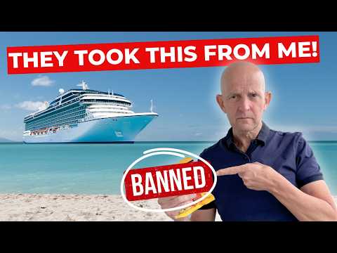 Cruise Lines JUST Banned These 6 Much-Loved Items!!