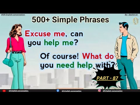 500+ simple phrases / learn english conversation for beginner / PART - 87 / #srenglishconversation 