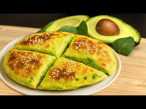Healthy Avocado Bread in 5 minutes! Tastier than pizza! No flour!