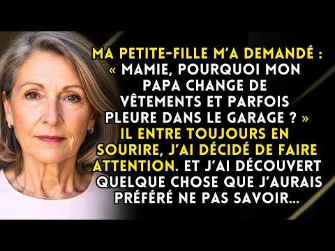 Ma petite-fille de 9 ans m’a demandé pourquoi son papa se change et pleure au garage. Quand j’ai su…