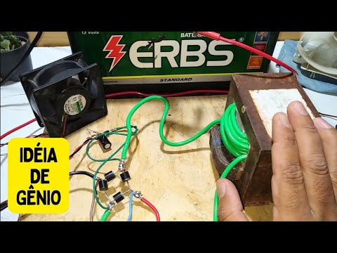 Como Fazer CARREGADOR de BATERIA com TRAFO DE MICROONDAS Do INÍCIO ao FIM GANHAR DINHEIRO FÁCIL