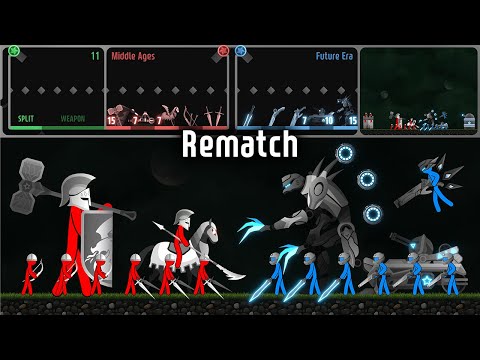 Middle Ages VS Future Era (Rematch) - Stickman & Ragdoll Fight