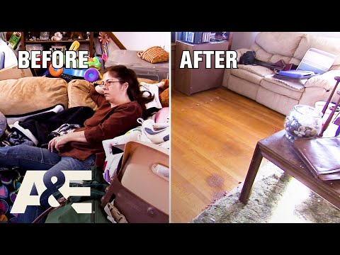 Hoarders: Forced to Sleep on the Couch — When Hoarding Takes Over (Part 2) | A&E