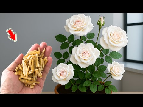 Don't Throw It Away! It Makes Roses Take Root, Sprout And Bloom 800% More!