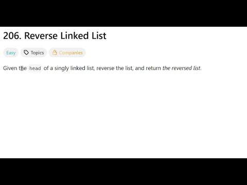 Reverse Linked List | @faang-academy