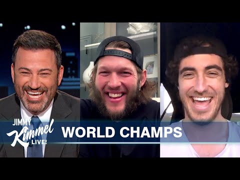 Clayton Kershaw & Cody Bellinger on Dodgers World Series Win
