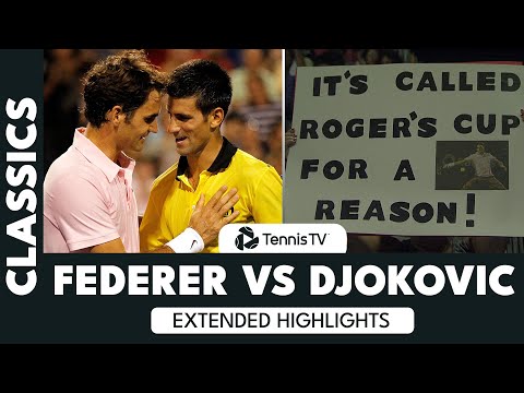 Roger Federer vs Novak Djokovic | Extended Highlights Toronto 2010 Semi-Final