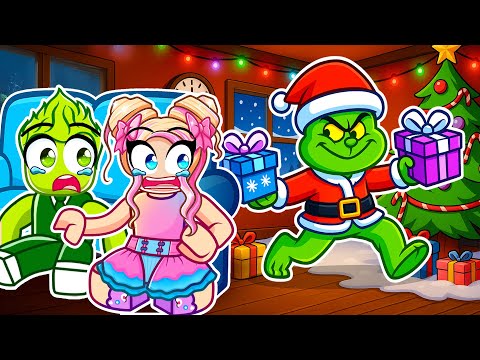 Der GRINCH STIEHLT all unsere GESCHENKE! 🌸 Roblox Story