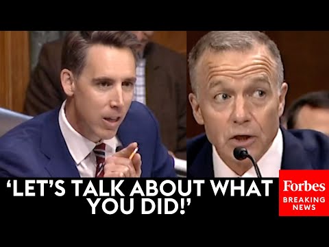 MUST WATCH: Josh Hawley Takes No Prisoners Grilling Top Johnson & Johnson Attorney