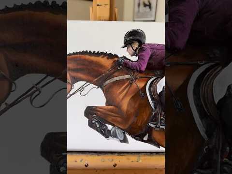 Equestrian artwork. #oilpainting #equestrian #realismart #artwork