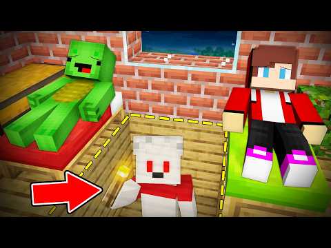 Why Carrie is Living Under JJ and Mikey's House in Minecraft - Maizen