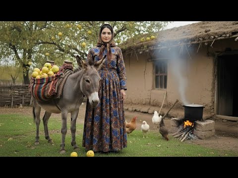 Village Life In Iran Mountains Far From Civilization | Storing Like Villagers